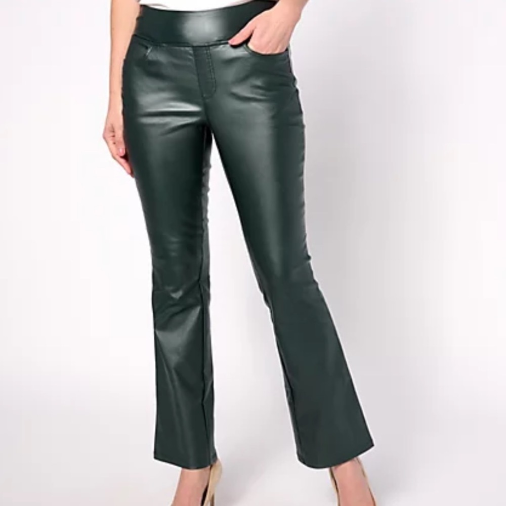 New Jingle Belles by Kim Gravel Rebelleious Coated Twill Flare Pant